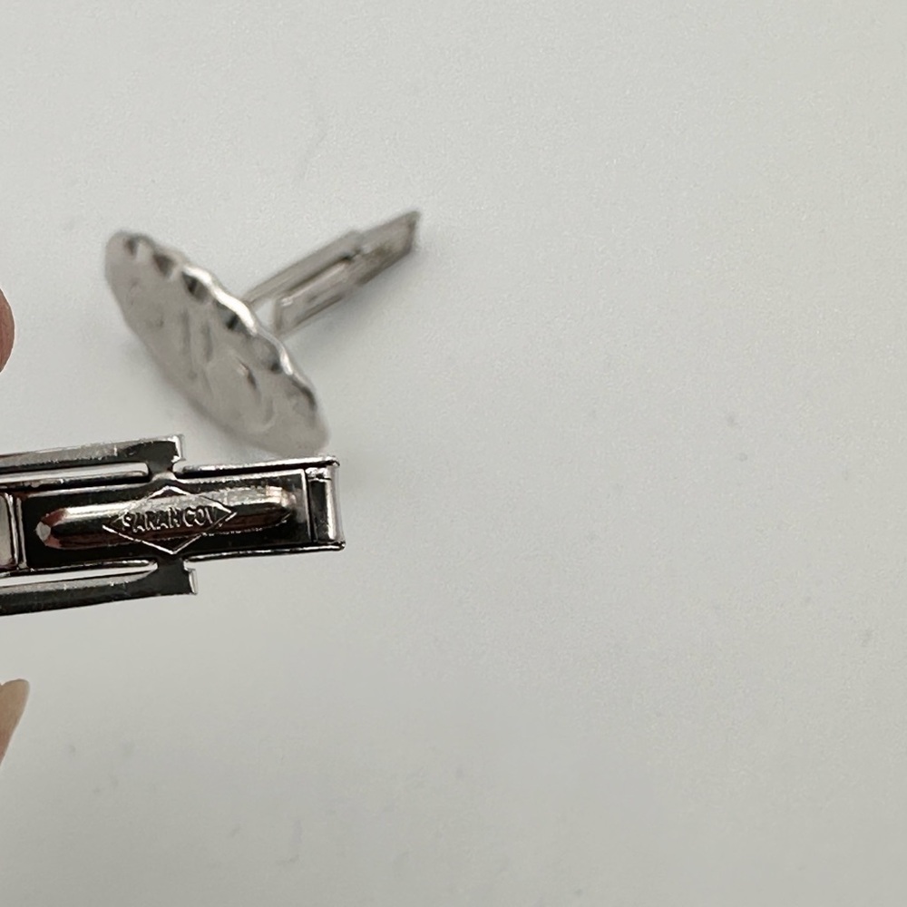 Vintage Script “R” Monogram Initial Letter Cuffli… - image 3